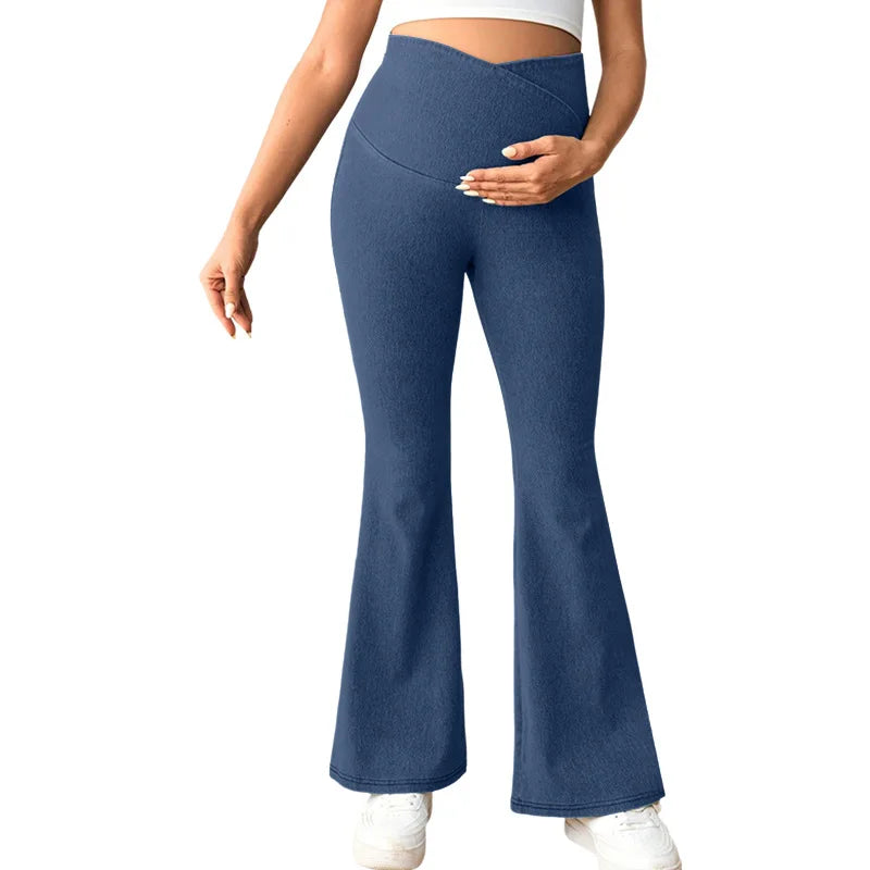 Flared Maternity Yoga Pants