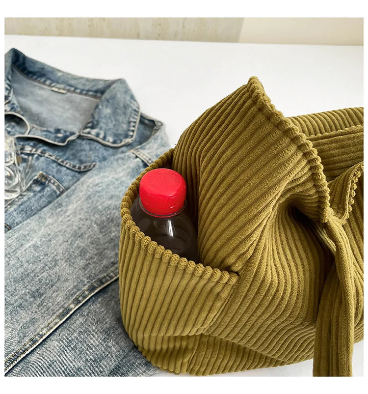 Corduroy Handbag