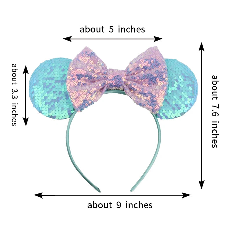 Sparkly Mouse Ears Headband