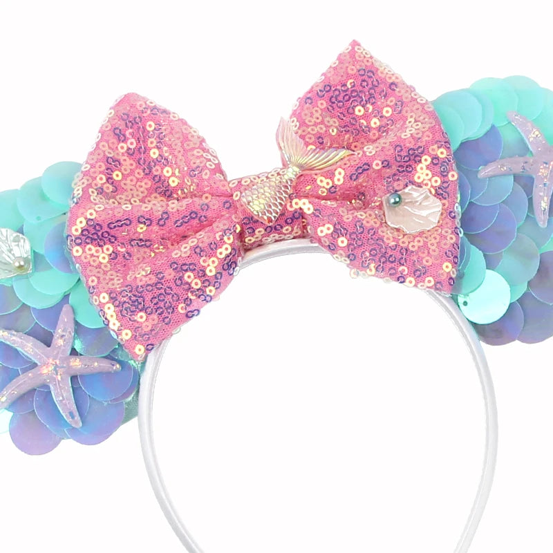 Sparkly Sequin Mouse Ears Headband