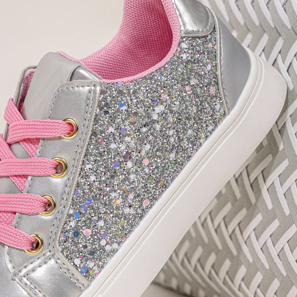 Girls Glitter Sneakers