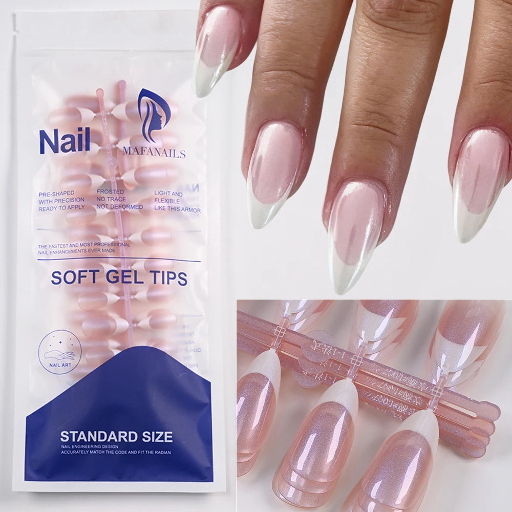 French Tip False Nails(120Pcs/240Pcs)