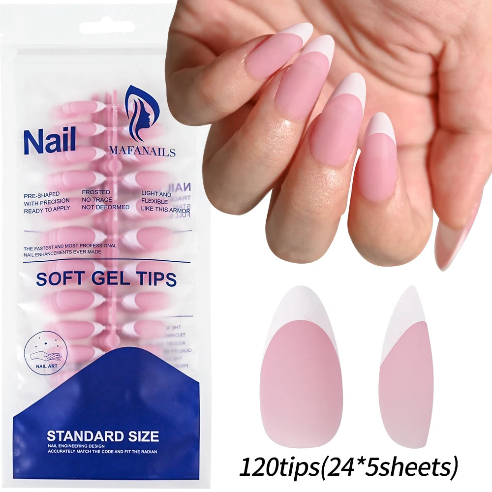French Tip False Nails(120Pcs/240Pcs)