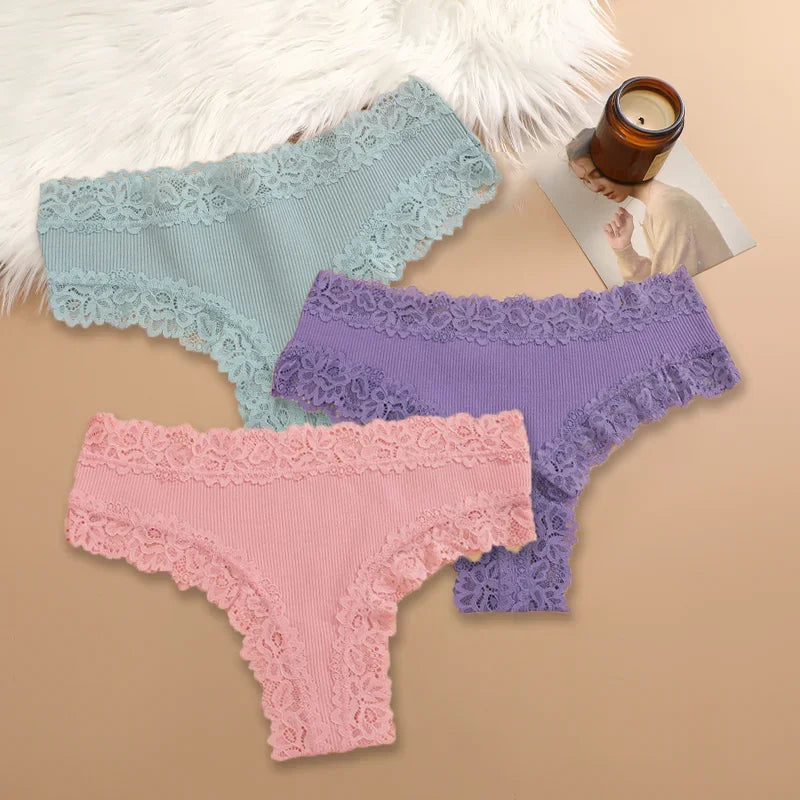 3-Piece Cotton Underwear Set