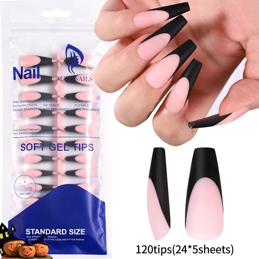 French Tip False Nails(120Pcs/240Pcs)