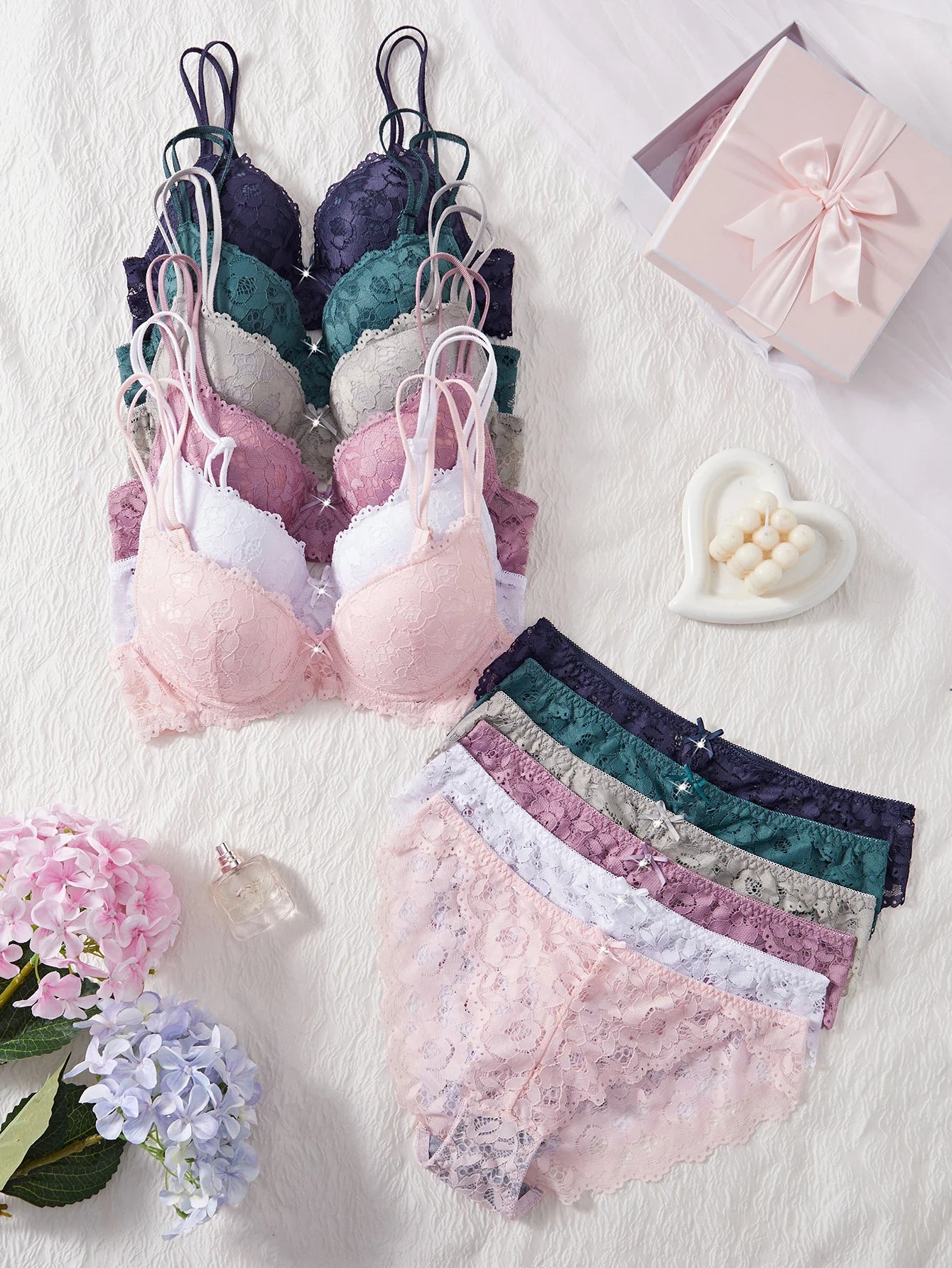 6-Piece Bra and Panties Set