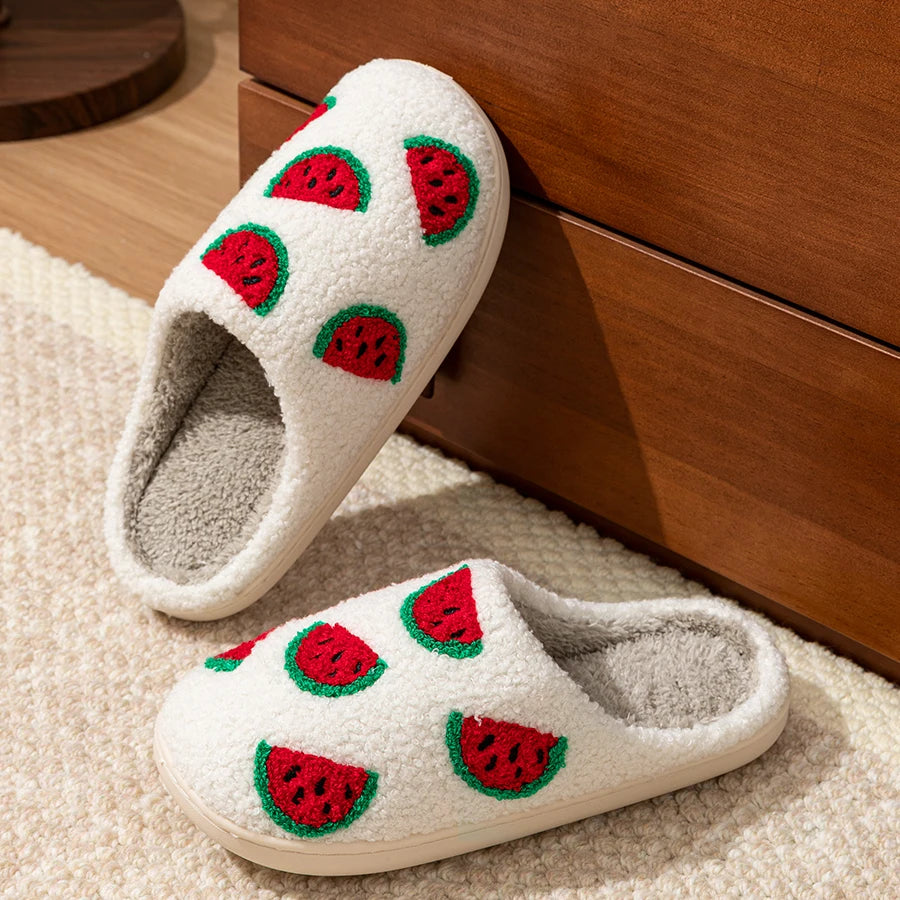 Fuzzy House Slippers