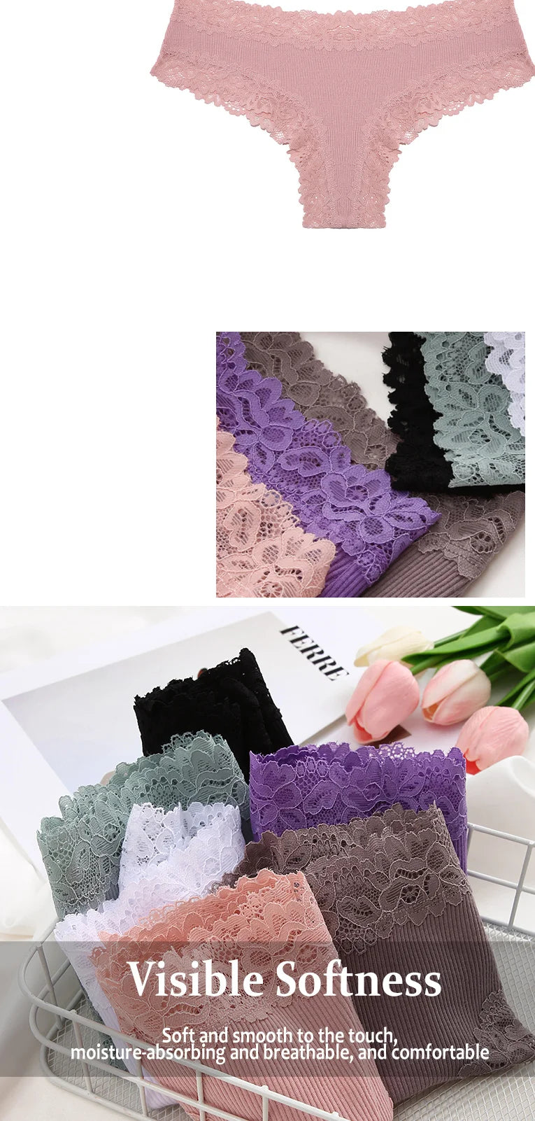 20-Piece Cotton Underwear
