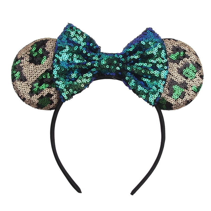 Leopard Mouse Ears Headband