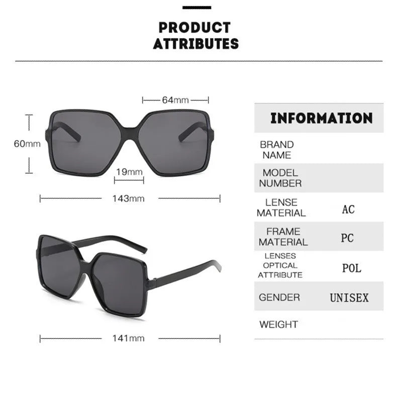 Big Frame Sunglasses
