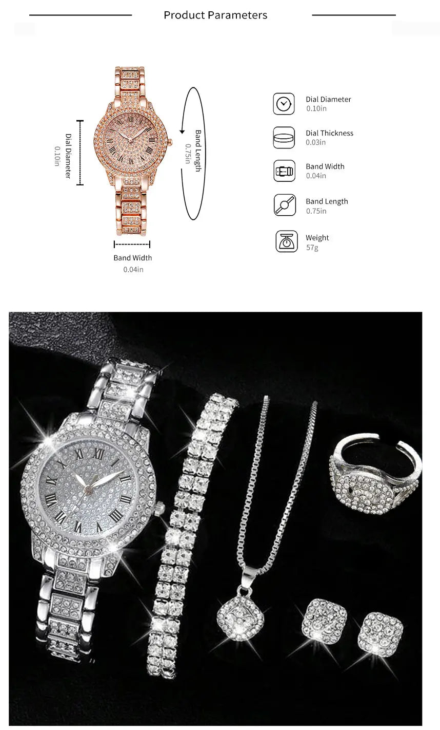 6Pcs Alloy Jewelry Set