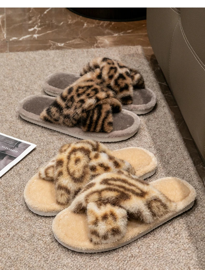 Leopard Slippers