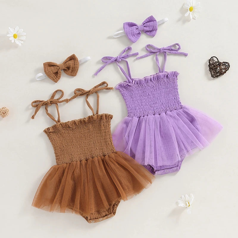 Tut Romper with Headband