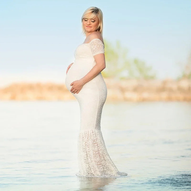 Lace Maternity Dress