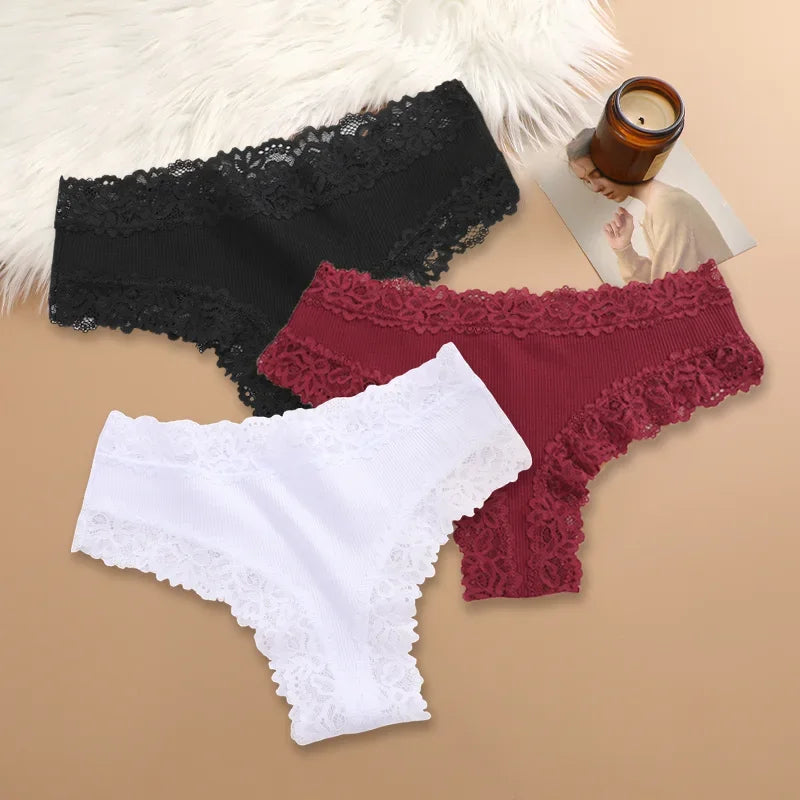 3-Piece Cotton Underwear Set