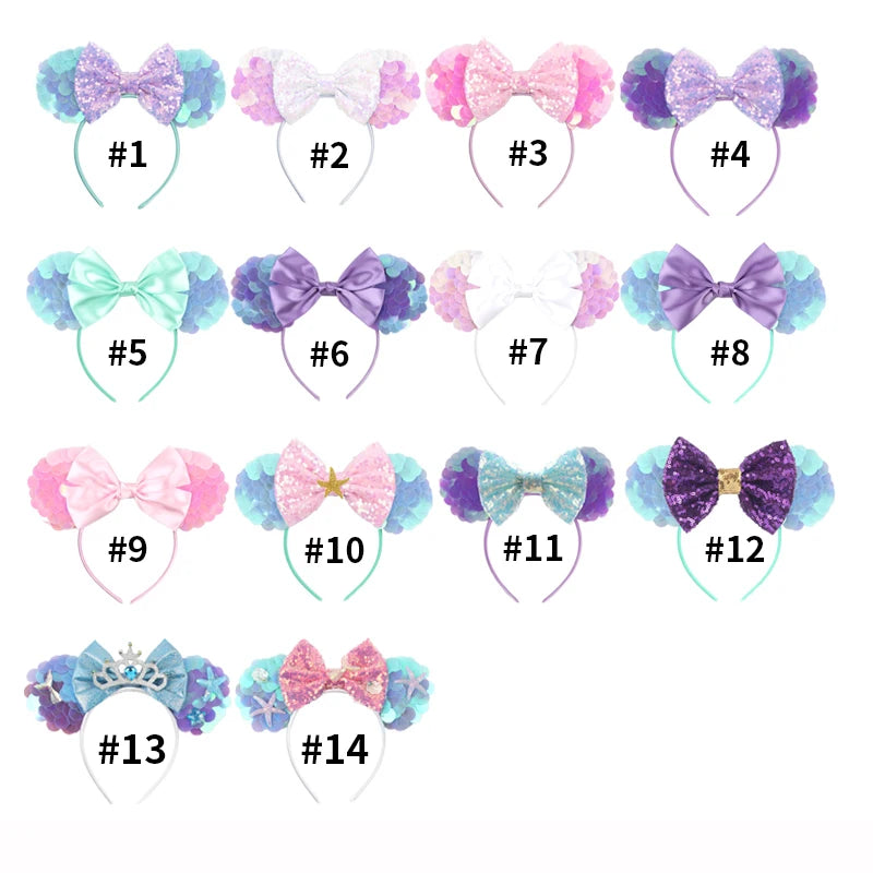 Sparkly Sequin Mouse Ears Headband