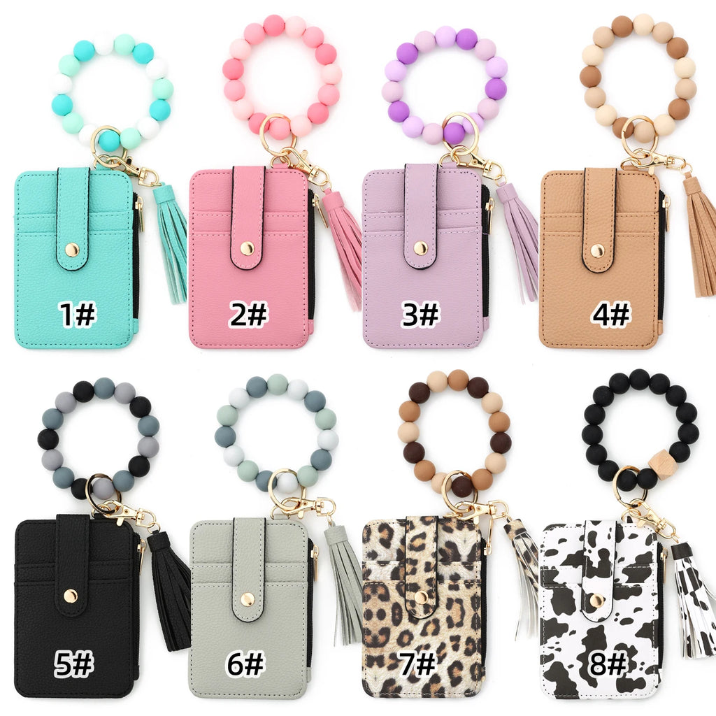 Bead Handled Wristlet