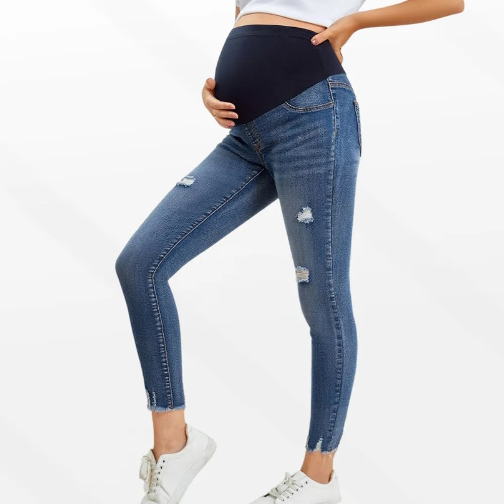 Ripped Maternity Jeans