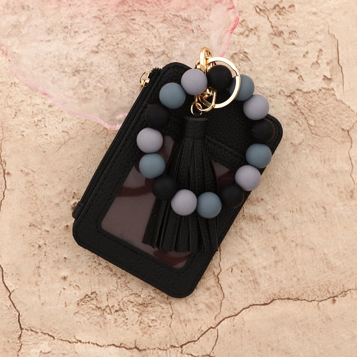 Bead Handled Wristlet