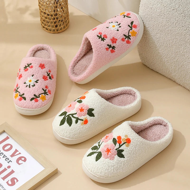Plush House Slippers