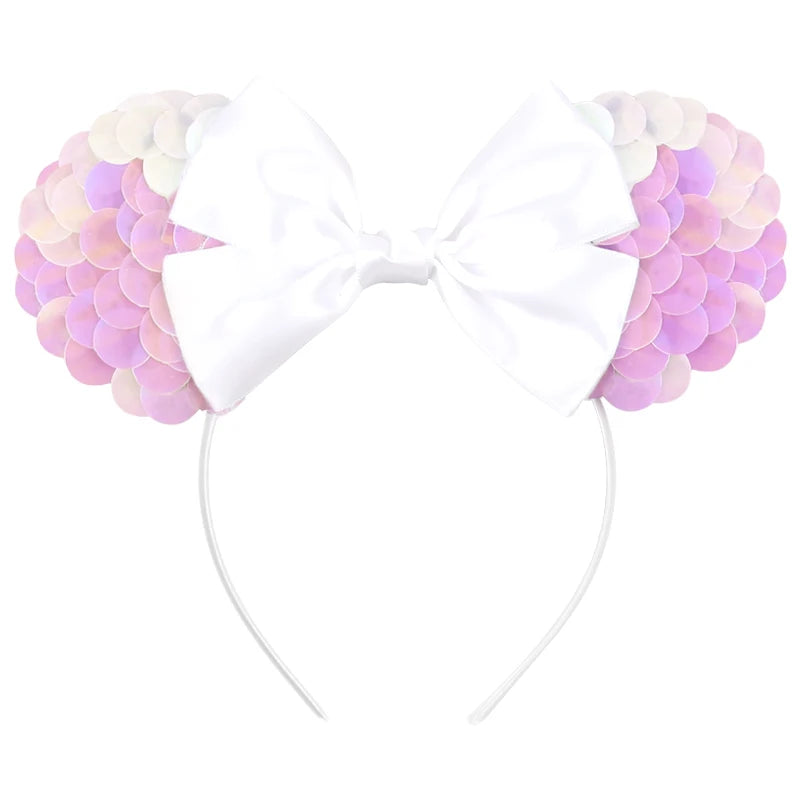 Sparkly Sequin Mouse Ears Headband