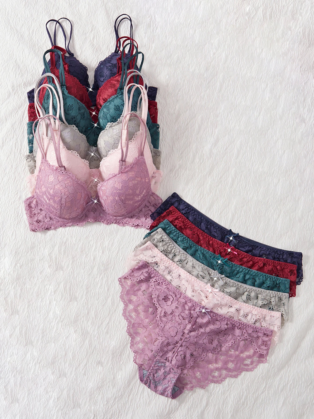 6-Piece Bra and Panties Set