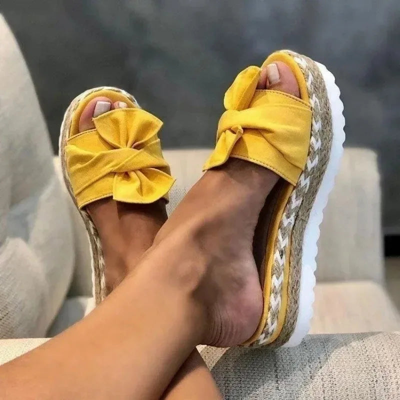 Bowknot Platform Sandals