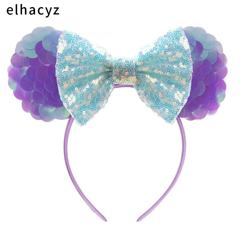 Sparkly Sequin Mouse Ears Headband