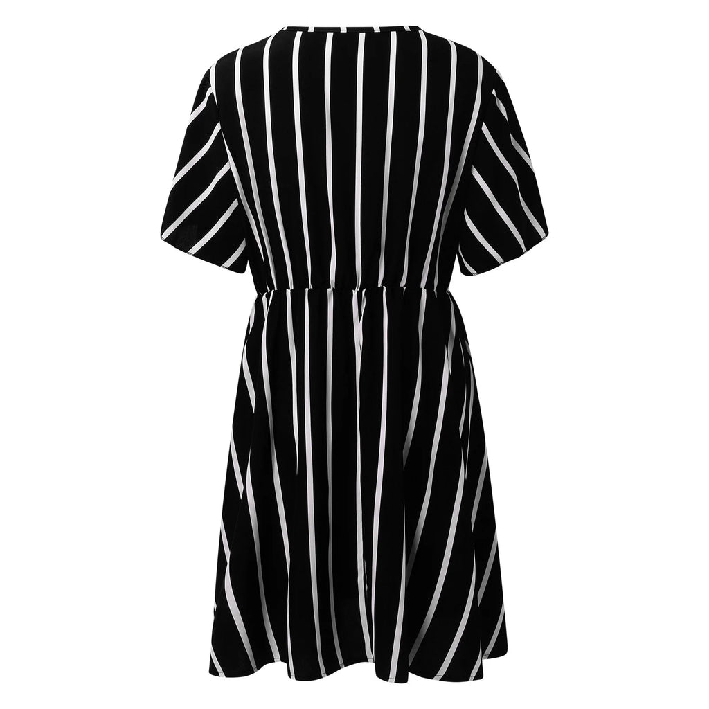 V-Neck Mini Dress