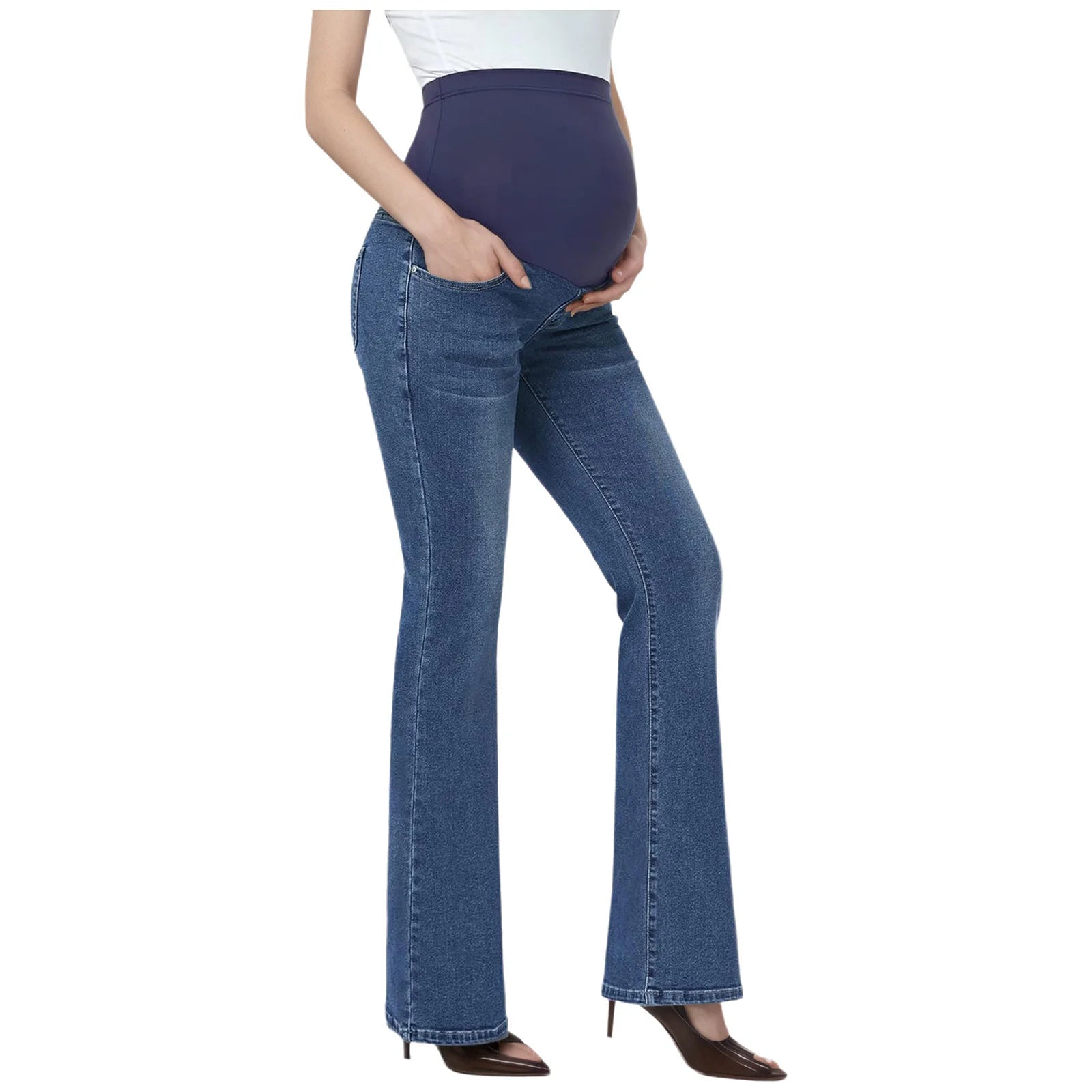 Flared Maternity Jeans