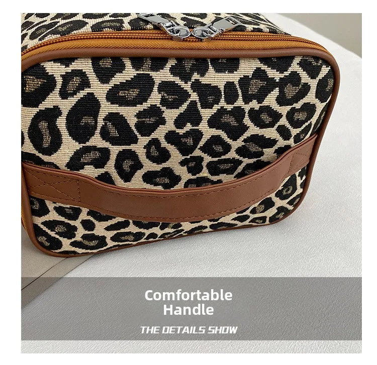 Leopard Cosmetic Bag