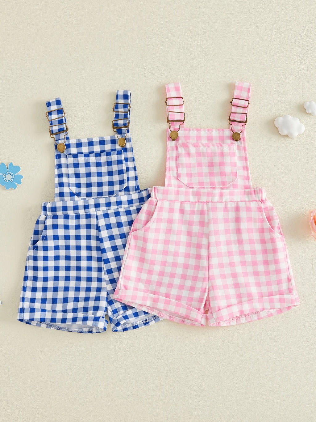 Plaid Overalls
