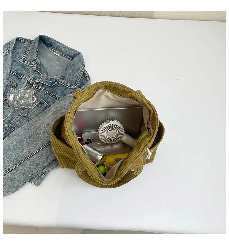 Corduroy Handbag