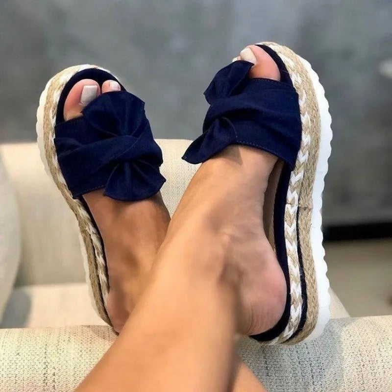 Bowknot Platform Sandals