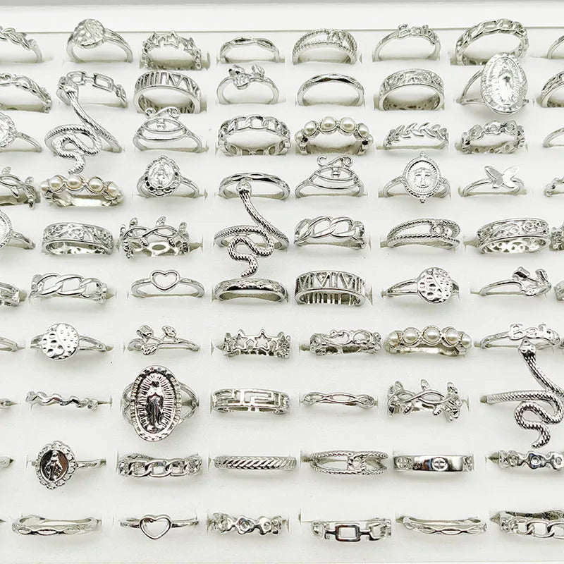Gold Metal Ring Set(30Pcs)