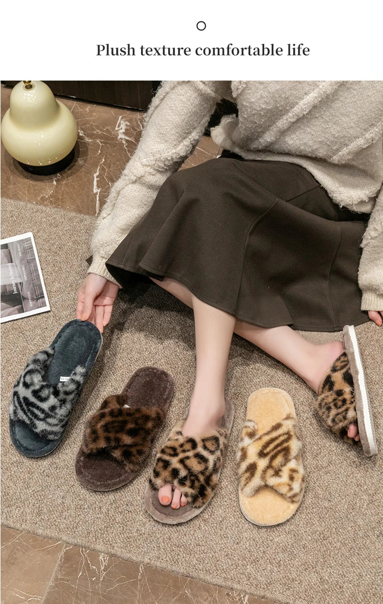Leopard Slippers