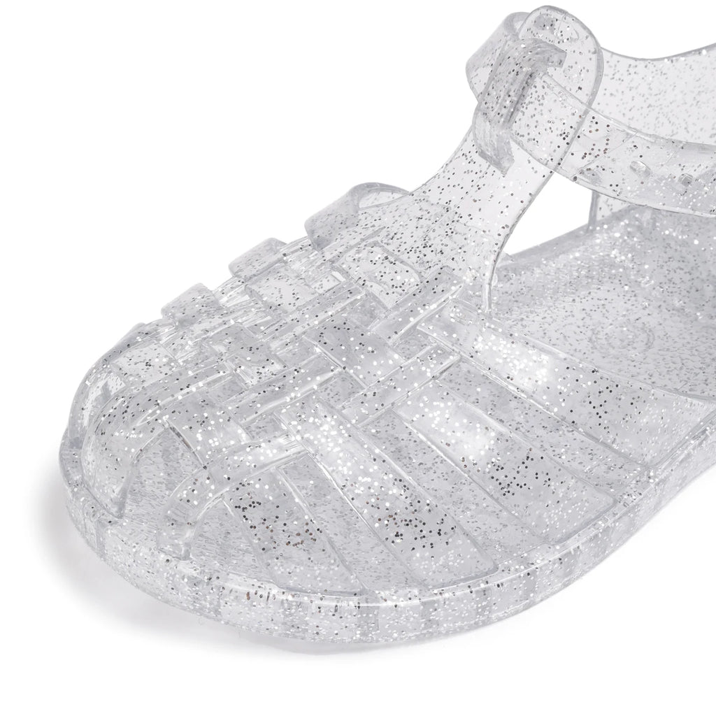 Girls Glitter Jelly Sandals