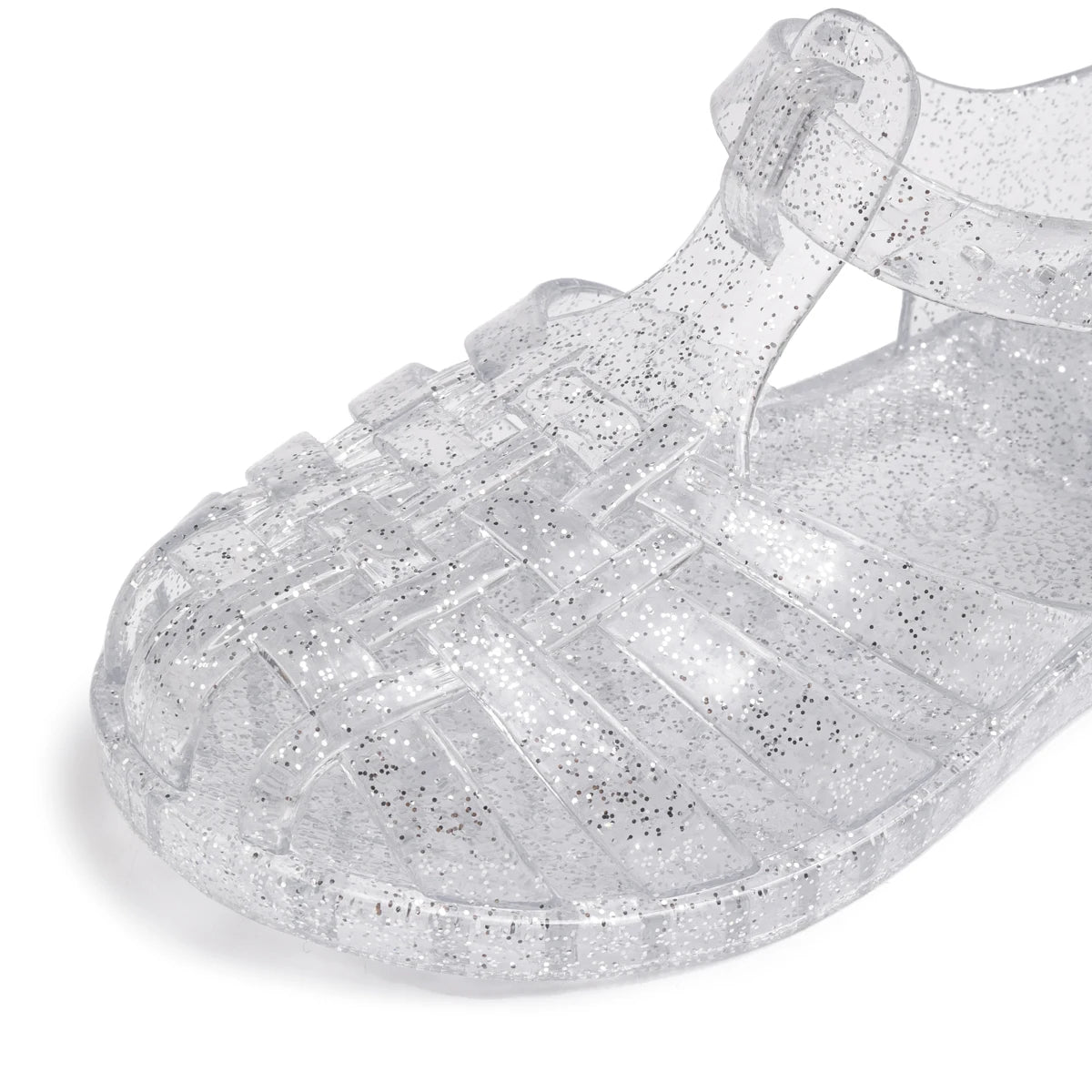 Girls Glitter Jelly Sandals