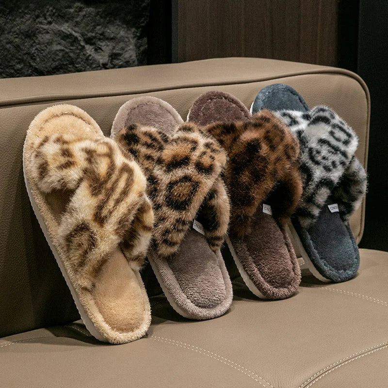 Leopard Slippers