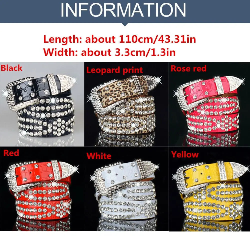 Rhinestone Belt