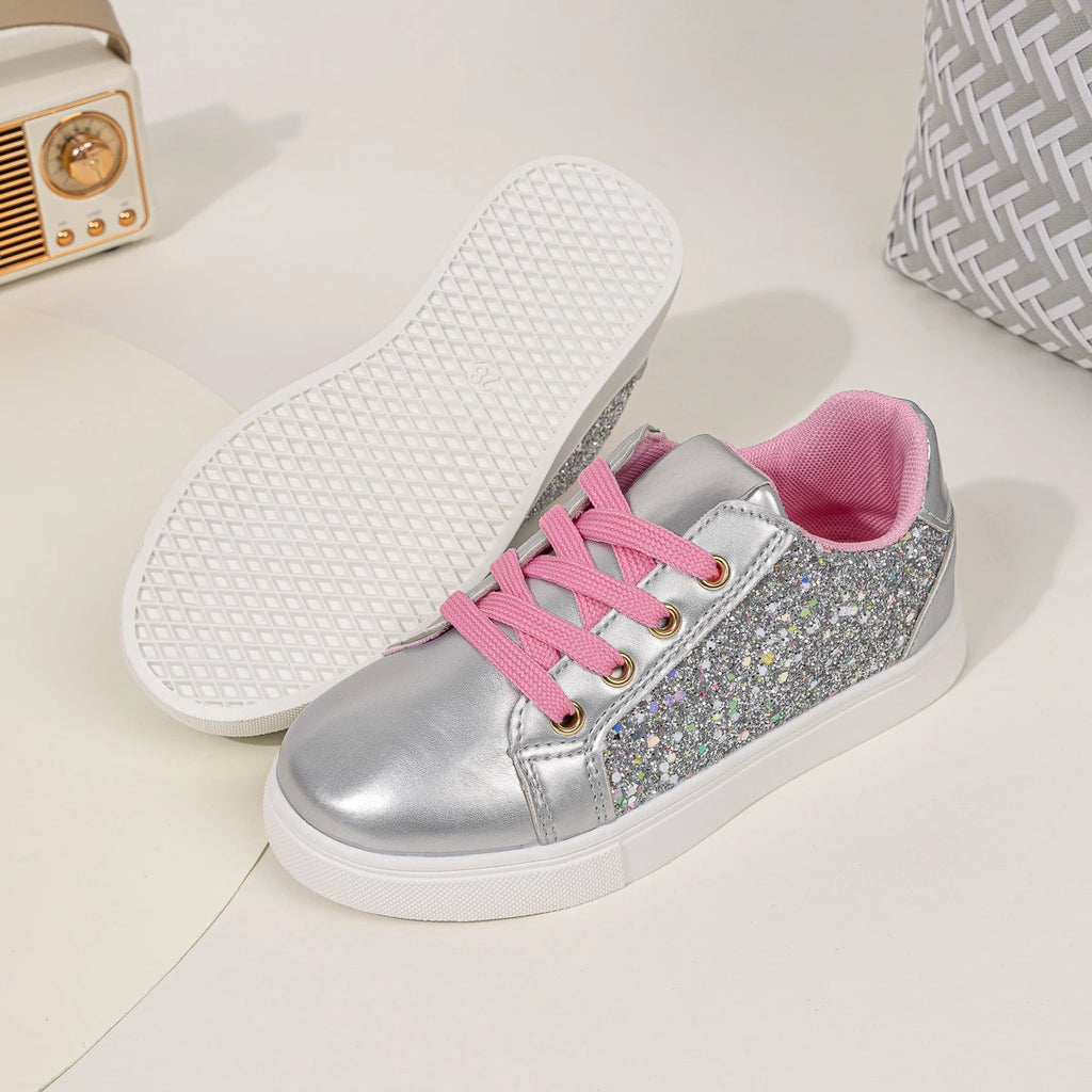 Girls Glitter Sneakers