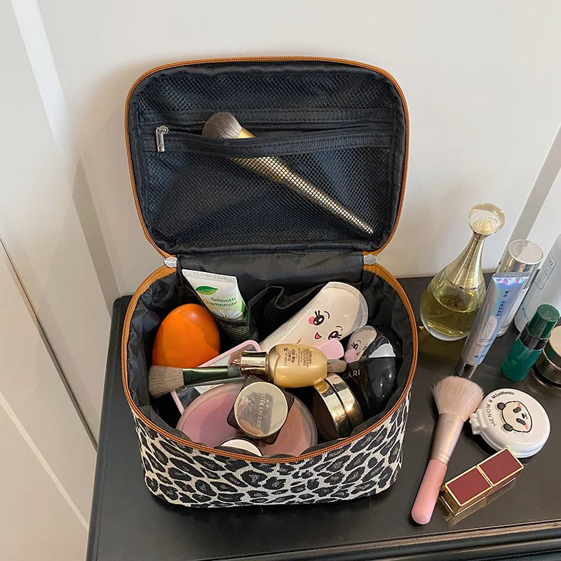 Leopard Cosmetic Bag