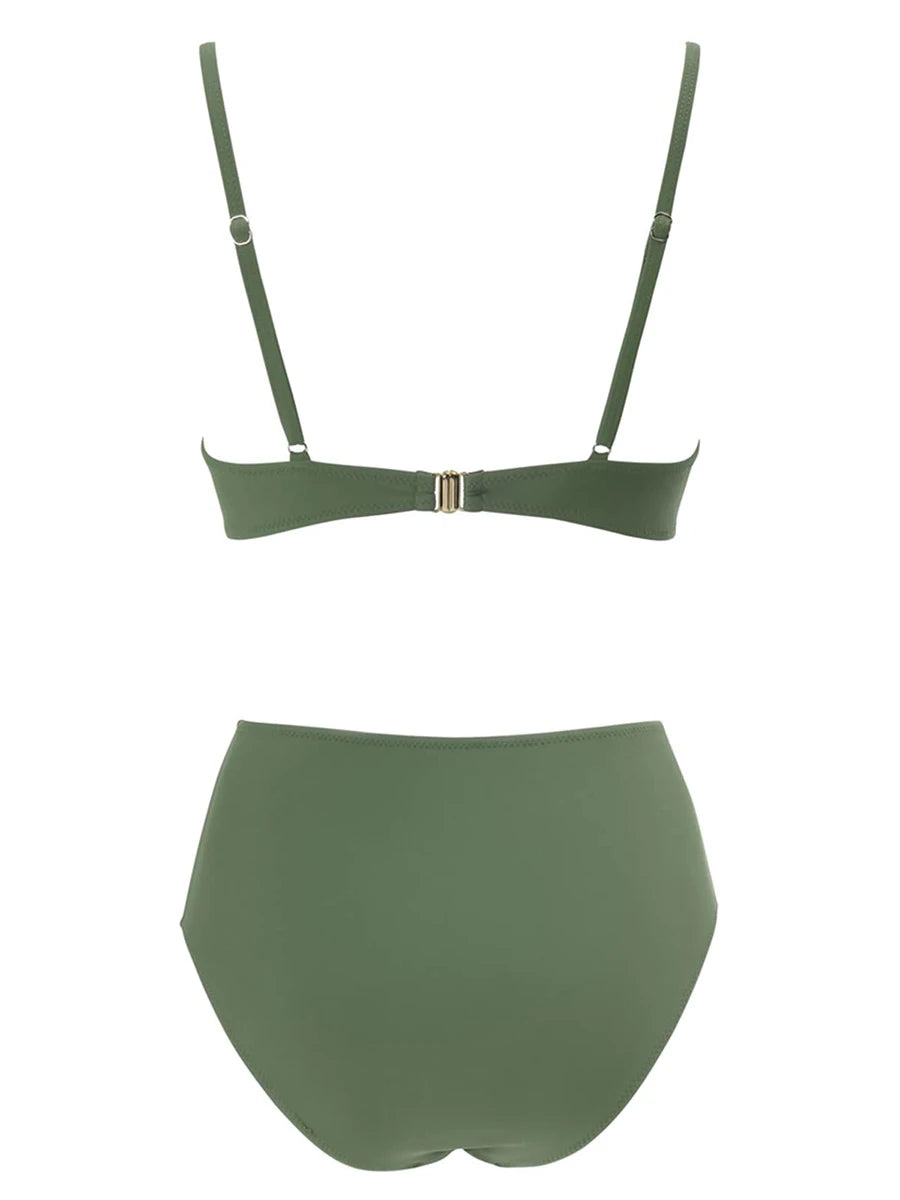 Bikini Top&High Waist Bottoms