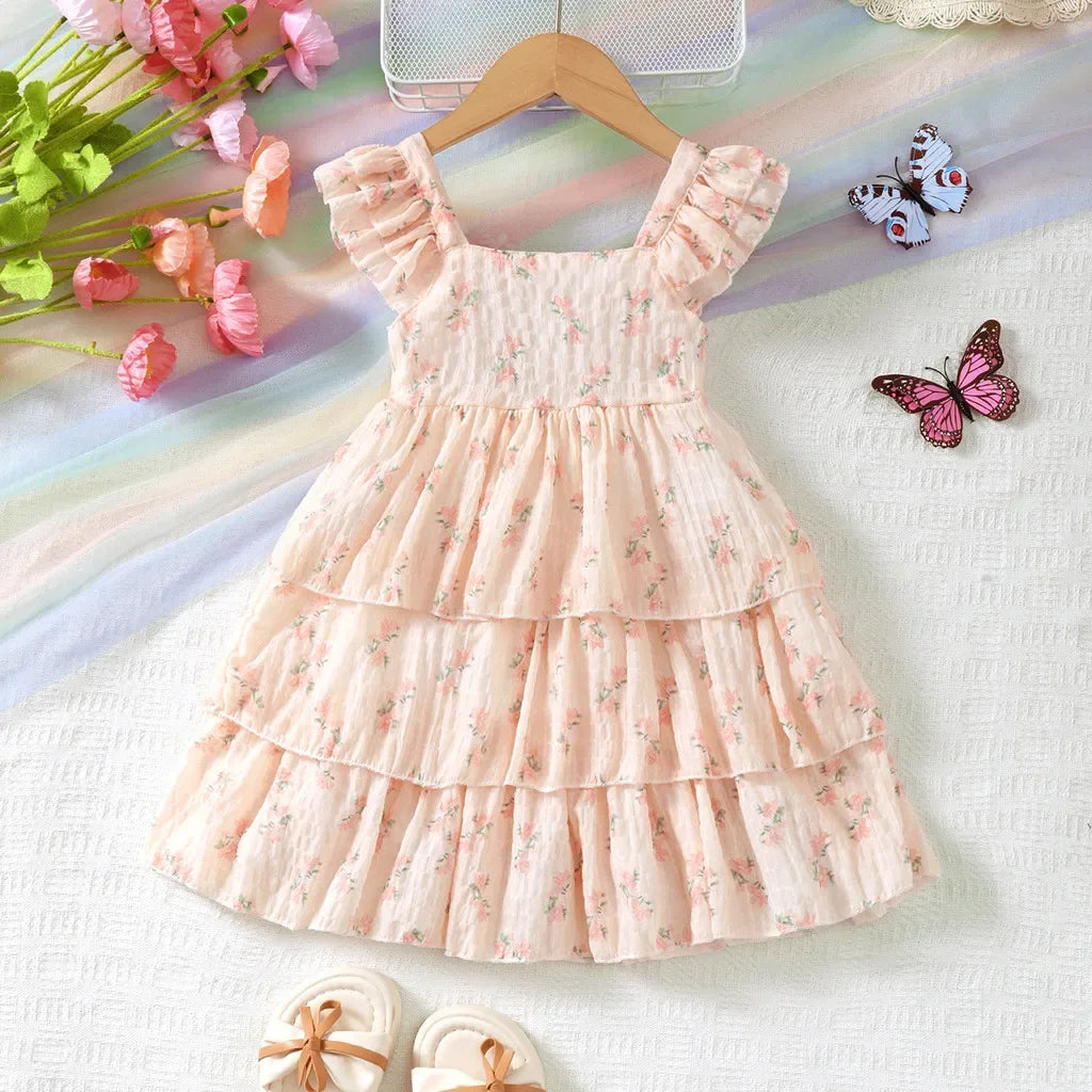 Little Girls Dress With Bow