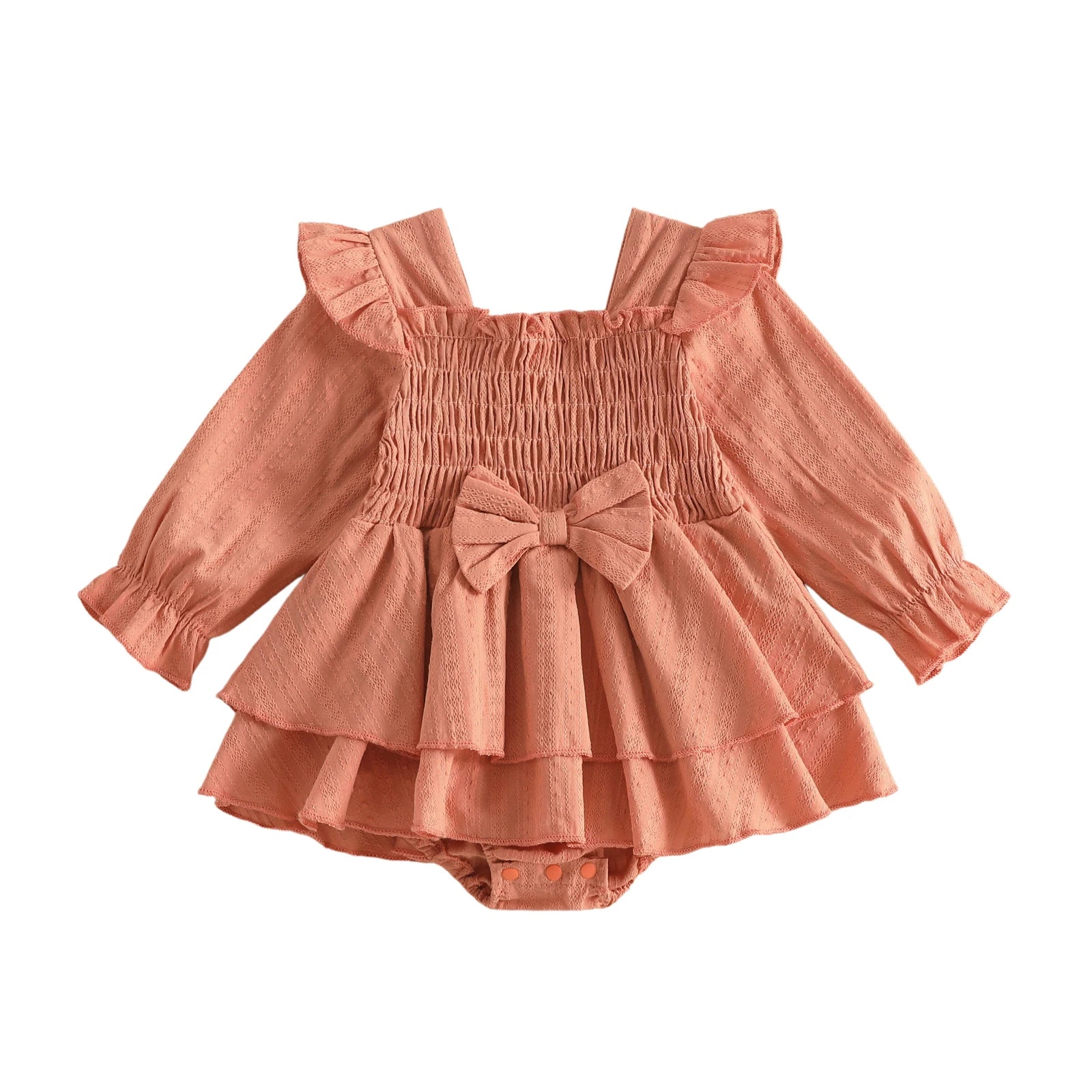 Ruffled Romper Dress
