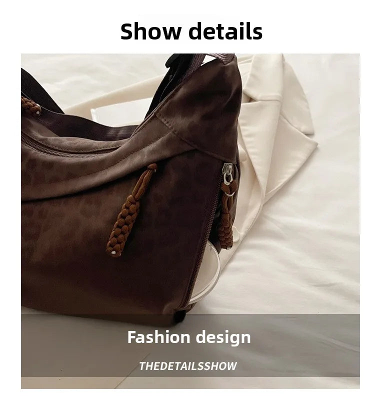 Leopard Soft Leather Handbag