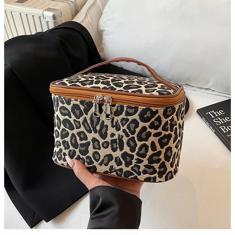 Leopard Cosmetic Bag