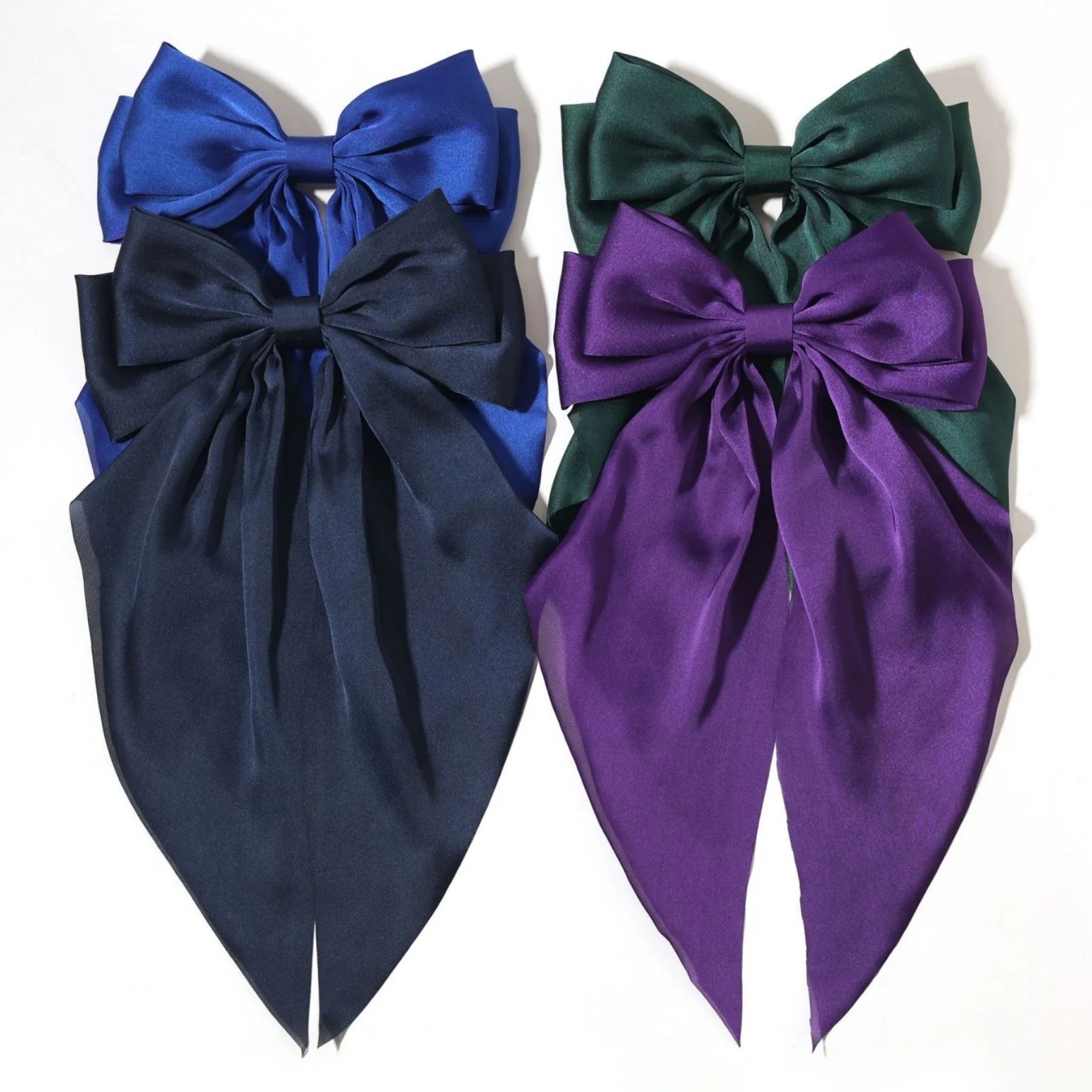 Random Color French Hair Bow Set(1Pcs/16Pcs)