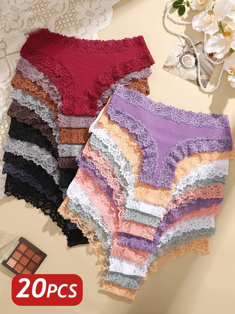 20-Piece Cotton Underwear