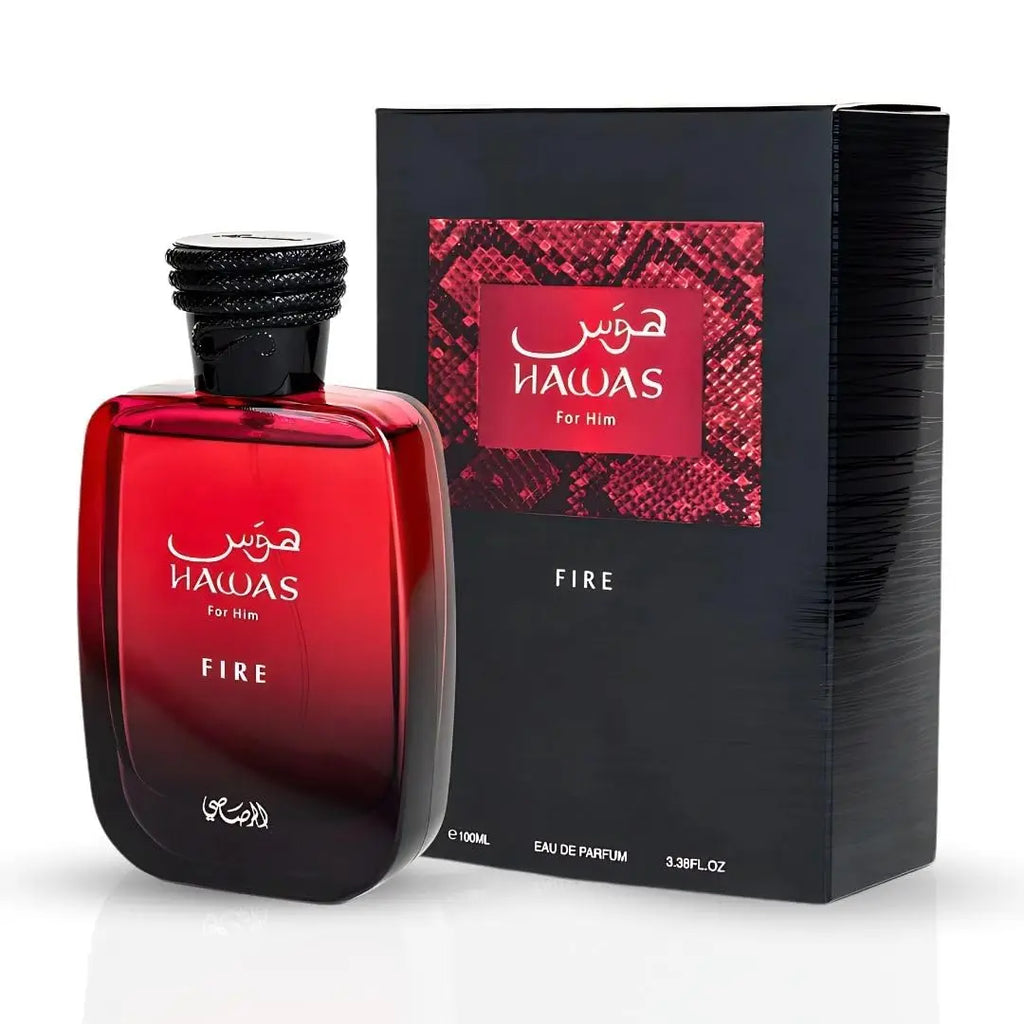 Rasasi Hawas Fire Eau De Parfum  3.4oz(100mL)